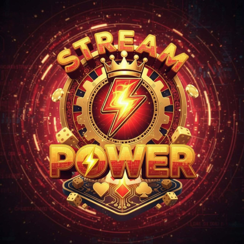 Banner promoting the StreamPower Casino mobile app with QR code for download